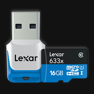 Lexar MicroSD 633x